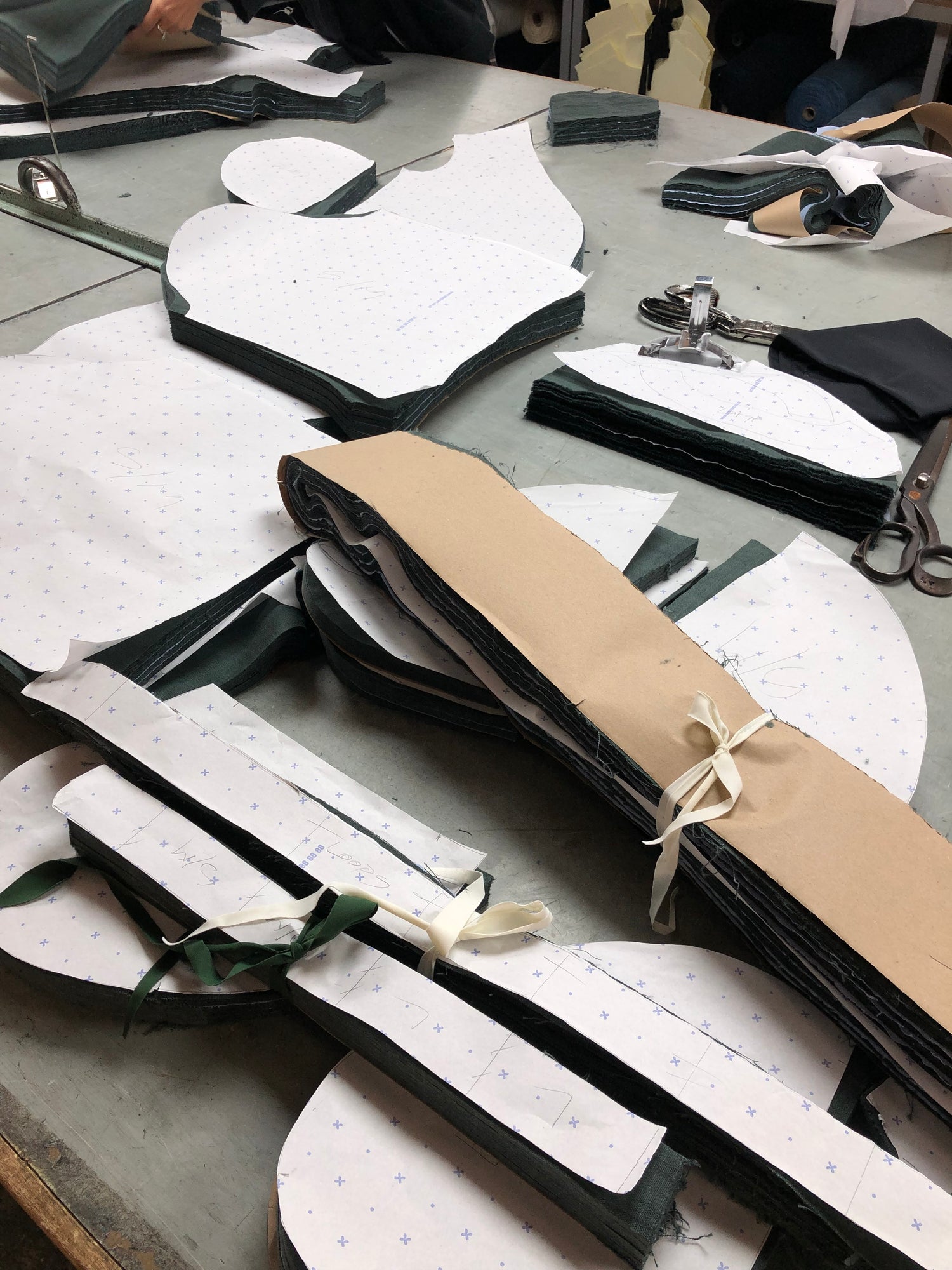 Solpardus Delphi dress pattern cutting at Apparel Tasker London Britain