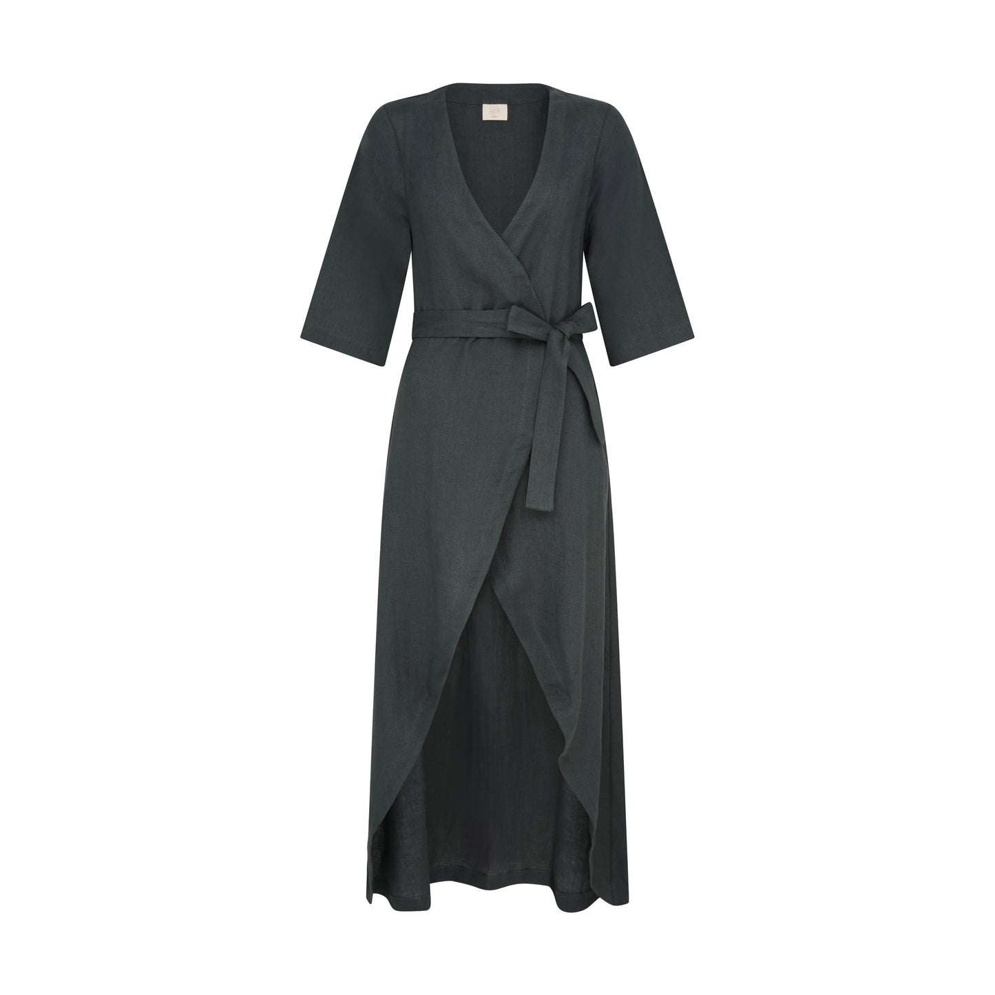 Delphi Linen Kimono Robe