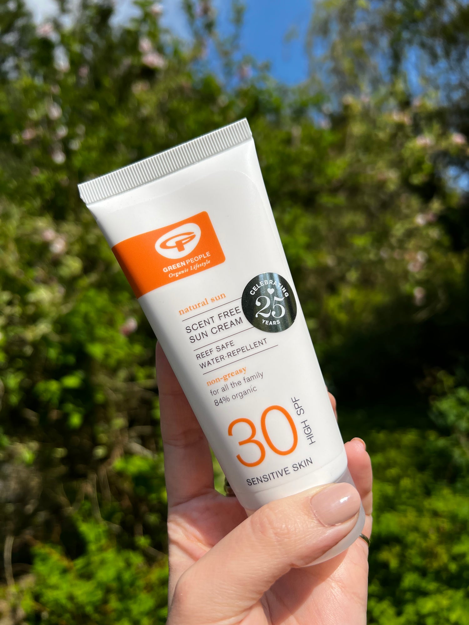 Green People Natural Sun Scent Free Sun Cream SPF 30 best sun cream for sensitive skin psoriasis and eczema